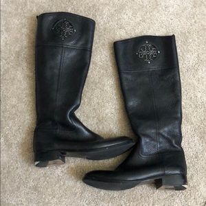 Black Tory Burch 8.5 riding boot